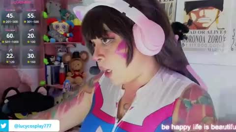 Snapshot of 777lucycosplay chatting on June 10, 2026, 2:45 am Lucycosplay777 online show from June 10, 2026, 2:45 am