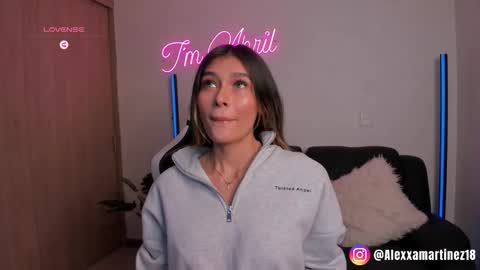 Snapshot of abril_w18 chatting on February 2, 2025, 2:06 am My name is Alexa. Please say hello I like to chat with you. If you have requests please use tip online show from February 2, 2025, 2:06 am