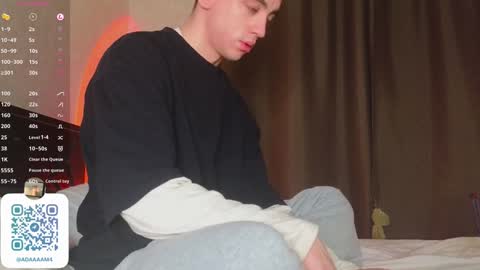 Snapshot of adampolerno chatting on January 27, 2025, 9:34 am Hi Im Adam Glad to see u here 3 And its my first day online show from January 27, 2025, 9:34 am