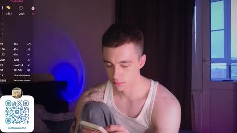 Snapshot of adampolerno chatting on February 3, 2025, 12:47 pm Hi Im Adam Glad to see u here 3 And its my first day online show from February 3, 2025, 12:47 pm