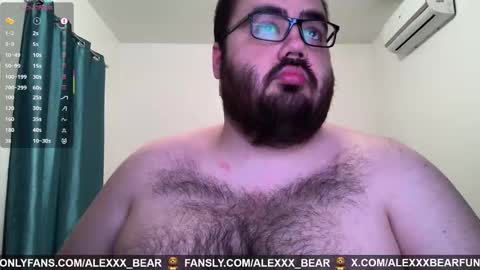 alexxxbear online show from February 19, 2026, 11:01 pm