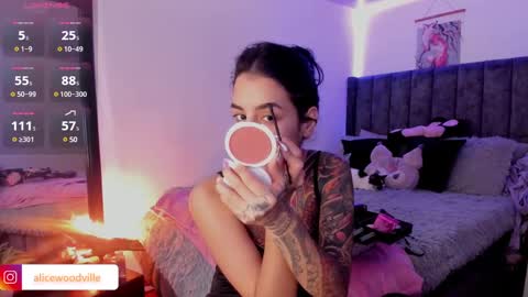 Snapshot of alicewoodville chatting on February 22, 2025, 5:57 pm Alice online show from February 22, 2025, 5:57 pm