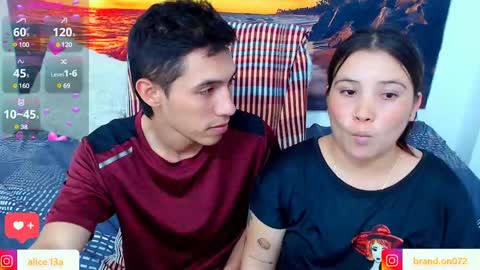 Snapshot of alicia_and_brandon chatting on February 11, 2025, 9:14 pm CATALINA Y ANDRES online show from February 11, 2025, 9:14 pm