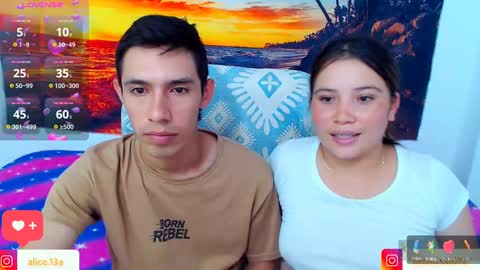Snapshot of alicia_and_brandon chatting on February 19, 2025, 10:42 pm CATALINA Y ANDRES online show from February 19, 2025, 10:42 pm