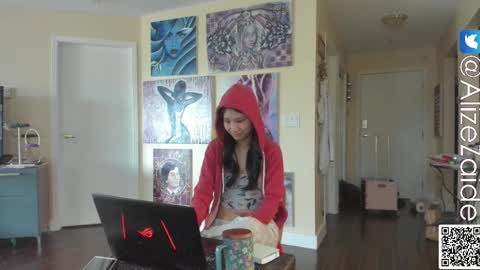 Alize Zaide online show from February 28, 2025, 11:01 pm