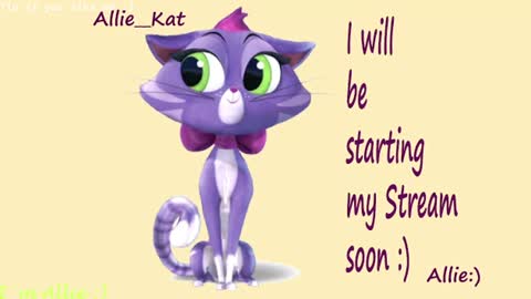 Allie online show from July 11, 2026, 2:09 pm