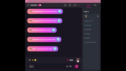 Snapshot of amirime chatting on February 24, 2025, 9:31 pm Aulani 3 online show from February 24, 2025, 9:31 pm