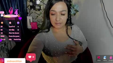 Snapshot of andreacohenz chatting on September 20, 2025, 2:12 am andrea online show from September 20, 2025, 2:12 am