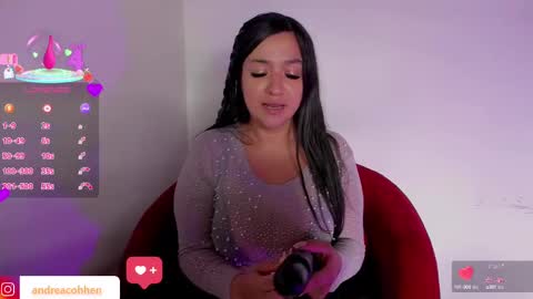 Snapshot of andreacohenz chatting on October 1, 2025, 12:22 pm andrea online show from October 1, 2025, 12:22 pm