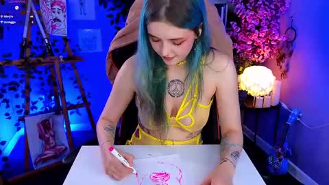 Snapshot of anna_bloom_ chatting on March 12, 2025, 7:49 pm Violett online show from March 12, 2025, 7:49 pm