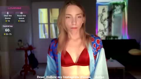 Anna Darko online show from August 9, 2026, 5:51 pm