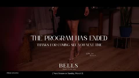 Call me Bells  Next Stream on Wednesday    Feb 26  online show from March 9, 2025, 2:50 am