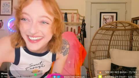 Beck the tongue online show from May 21, 2026, 9:11 pm