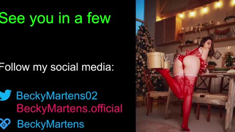 BeckyMartens come join me on    while im offline here  online show from January 12, 2025, 1:00 am