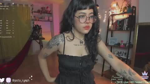 Snapshot of blushing_nymph chatting on February 3, 2025, 3:09 am   Im Nym  Justa nymph on twitter and IG online show from February 3, 2025, 3:09 am