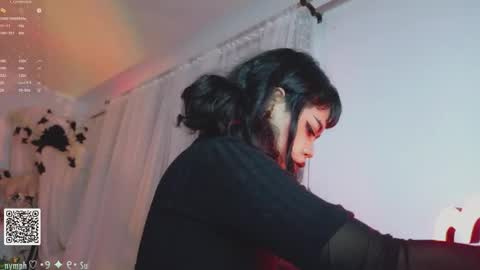 Snapshot of blushing_nymph chatting on October 4, 2025, 2:42 am   Im Nym  Justa nymph on twitter and IG online show from October 4, 2025, 2:42 am