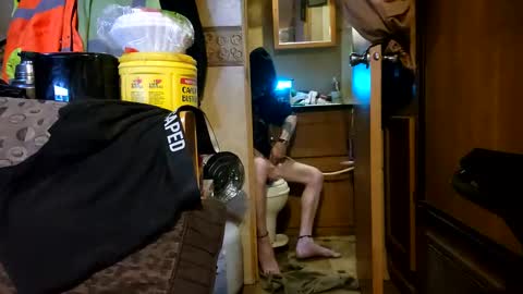 Snapshot of brushsquach chatting on January 22, 2025, 6:10 am Steve... aka SkinnieDippin aka TimberTramp online show from January 22, 2025, 6:10 am