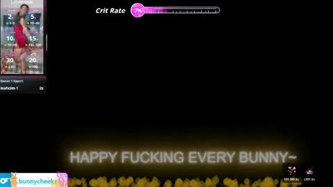 Tokki  bunny  online show from April 10, 2026, 2:33 pm