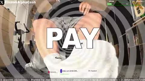 Snapshot of cashmastergrey chatting on July 13, 2026, 7:00 am Master Grey online show from July 13, 2026, 7:00 am
