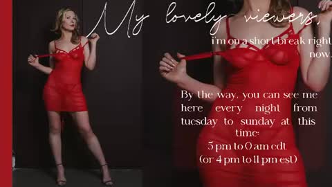 Julia online show from August 2, 2026, 9:46 pm