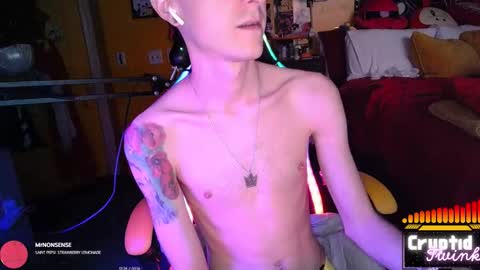 CryptidTwink online show from March 25, 2026, 5:57 am