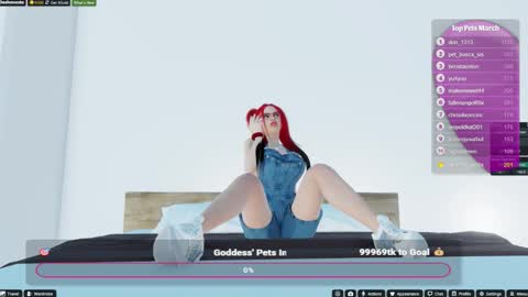 The Goddess online show from March 22, 2026, 9:23 am