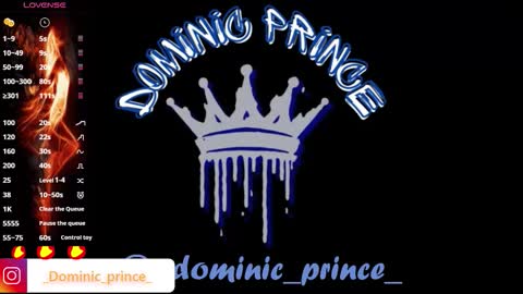 DOMINIC PRINCE   online show from October 6, 2025, 5:49 am