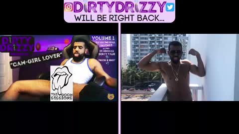 Snapshot of drizzys_room chatting on October 10, 2025, 10:25 am DirtyDrizzy online show from October 10, 2025, 10:25 am