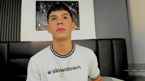 Snapshot of duolust chatting on October 15, 2025, 12:27 pm Thomas and Noah online show from October 15, 2025, 12:27 pm