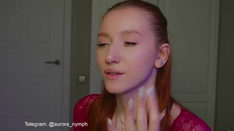 Aurora   My Tg channel aurora nymph online show from February 18, 2026, 8:21 am