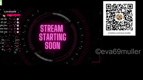 Snapshot of eva69muller chatting on February 8, 2025, 8:52 am Eva next show 8pm CEST AMST online show from February 8, 2025, 8:52 am