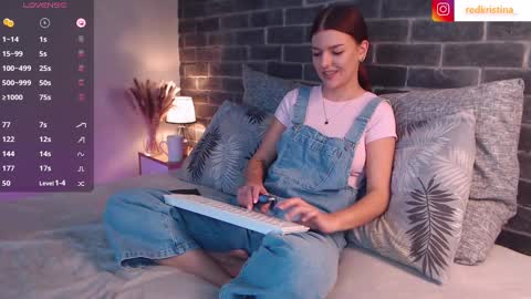 Snapshot of evamerlo chatting on February 10, 2025, 9:36 am Kristina online show from February 10, 2025, 9:36 am