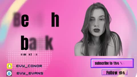 Snapshot of evy_conor chatting on September 28, 2025, 12:21 pm Evy conor online show from September 28, 2025, 12:21 pm