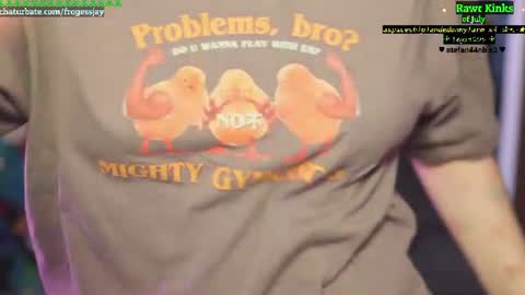 Snapshot of frogessjay chatting on July 29, 2026, 5:22 pm Jaywise Frogfoot online show from July 29, 2026, 5:22 pm