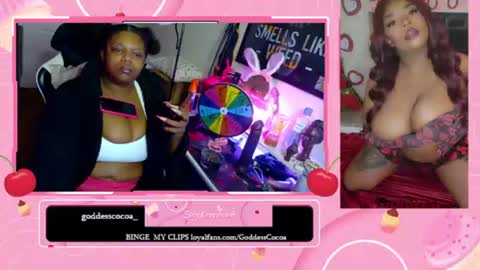 Snapshot of goddesscocoaa chatting on July 13, 2026, 4:15 am Goddess Cocoa online show from July 13, 2026, 4:15 am