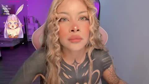 Snapshot of heybambino_ chatting on March 9, 2025, 3:54 am Bambi.....Help me get 100 likes in the satisfaction bar. online show from March 9, 2025, 3:54 am