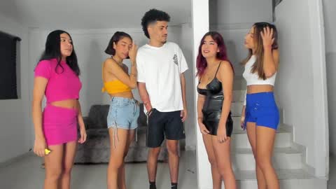 left to right  april- giorgia - riley - annie online show from February 2, 2025, 9:51 am