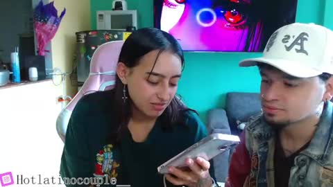 Snapshot of hotlatinocouple__ chatting on June 5, 2026, 8:58 pm Eevee Zoro online show from June 5, 2026, 8:58 pm