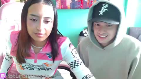 Snapshot of hotlatinocouple__ chatting on June 11, 2026, 10:08 pm Eevee Zoro online show from June 11, 2026, 10:08 pm