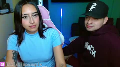Snapshot of hotlatinocouple__ chatting on July 9, 2026, 12:37 am Eevee Zoro online show from July 9, 2026, 12:37 am