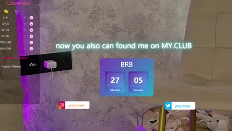 Snapshot of jane_meys chatting on January 10, 2025, 8:07 am your kitty JANE roawww online show from January 10, 2025, 8:07 am