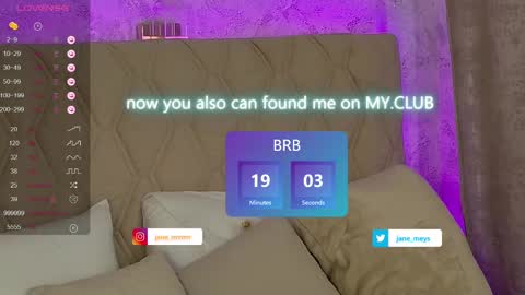 Snapshot of jane_meys chatting on March 6, 2025, 11:25 am your kitty JANE roawww online show from March 6, 2025, 11:25 am