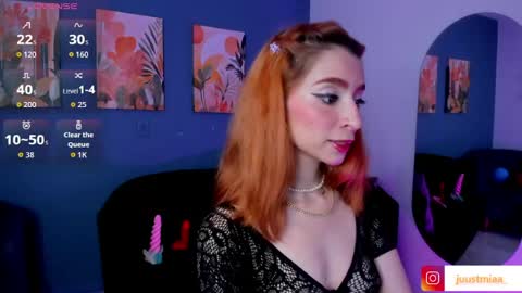 Snapshot of justmia_ chatting on July 17, 2026, 12:50 am Mia online show from July 17, 2026, 12:50 am