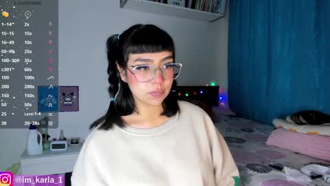 Snapshot of karla__1 chatting on January 13, 2025, 3:01 am Ill be on at sunday see u Lynn  Could u help me to reach 100 Thmbs upp plssss   Independent girl 3 online show from January 13, 2025, 3:01 am