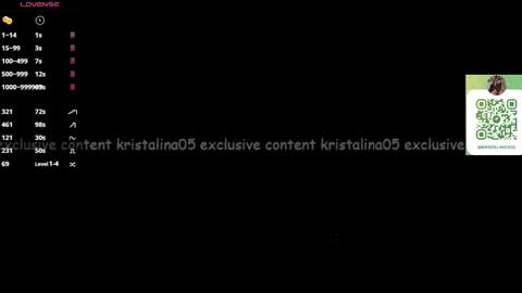 Snapshot of kristalina5 chatting on February 26, 2025, 6:04 am camila  online show from February 26, 2025, 6:04 am