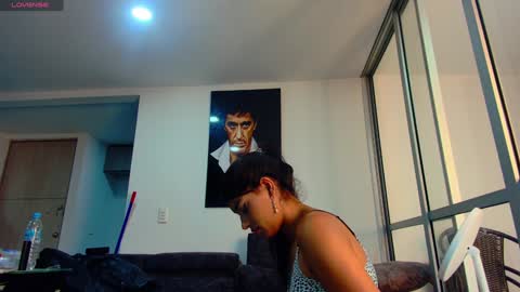 Snapshot of latin_couple77 chatting on January 27, 2025, 5:36 am Sara y Andy online show from January 27, 2025, 5:36 am