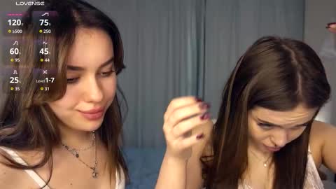 Hey hey our name is Mia  Elfy Lovense is active time to play   PVT IS OPEN  online show from November 14, 2025, 6:12 am