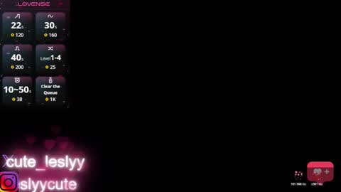 lesly_cutee online show from March 16, 2026, 12:20 pm