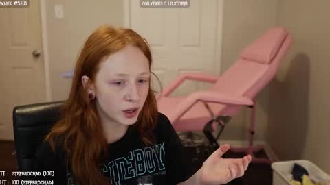 Snapshot of lilst0rm chatting on February 26, 2025, 4:56 pm lil or red online show from February 26, 2025, 4:56 pm