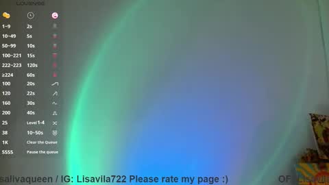 Lisa online show from October 18, 2025, 11:16 pm